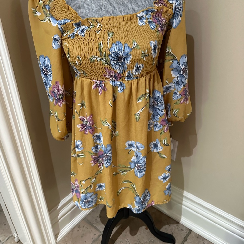 Beautiful Yellow Summer Dress